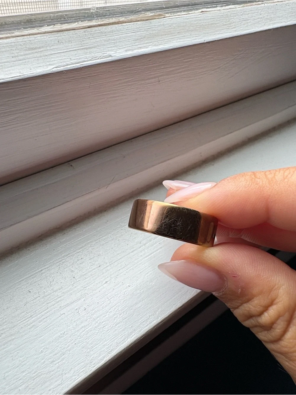 OURA Ring Gen 4 Rose Gold - size 7 Used Condition minor scratches